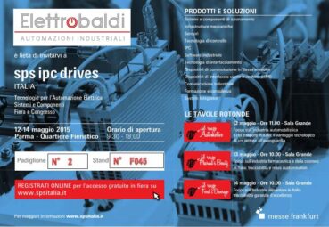 Invito a SPS Parma 2015 – Elettrobaldi