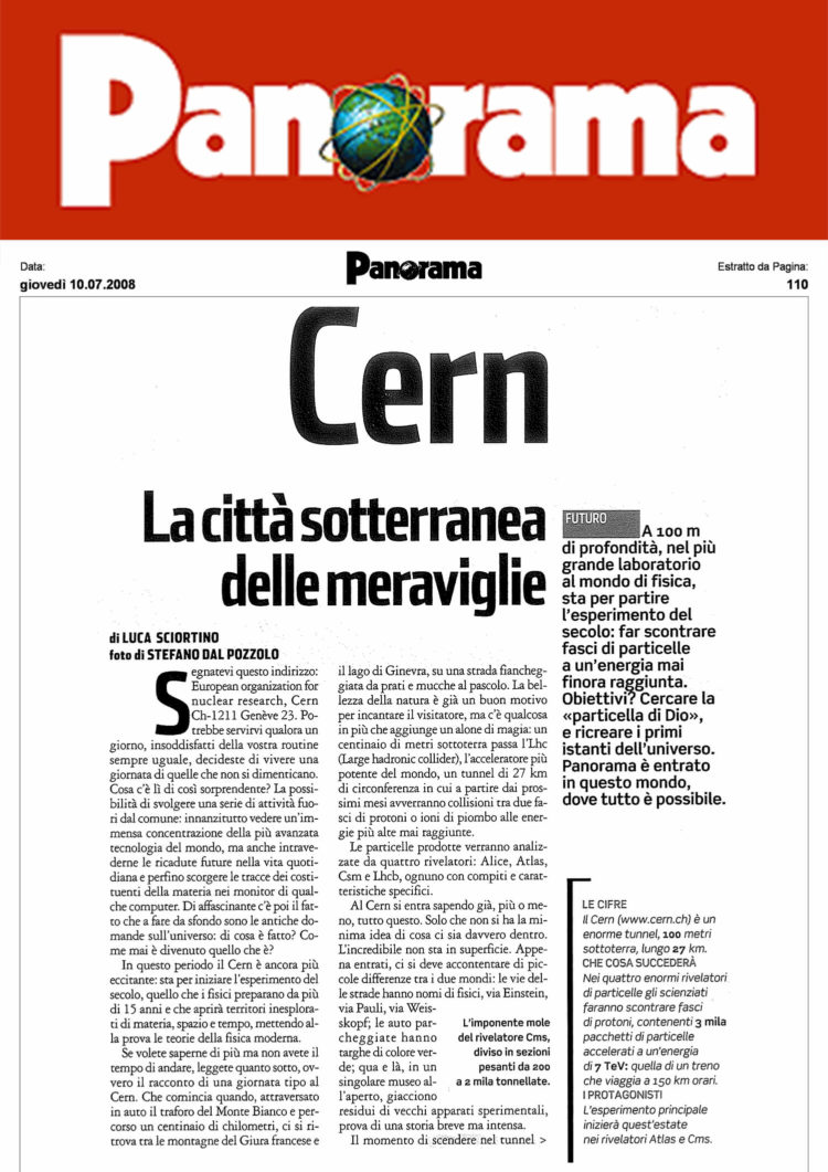 Panorama copertina